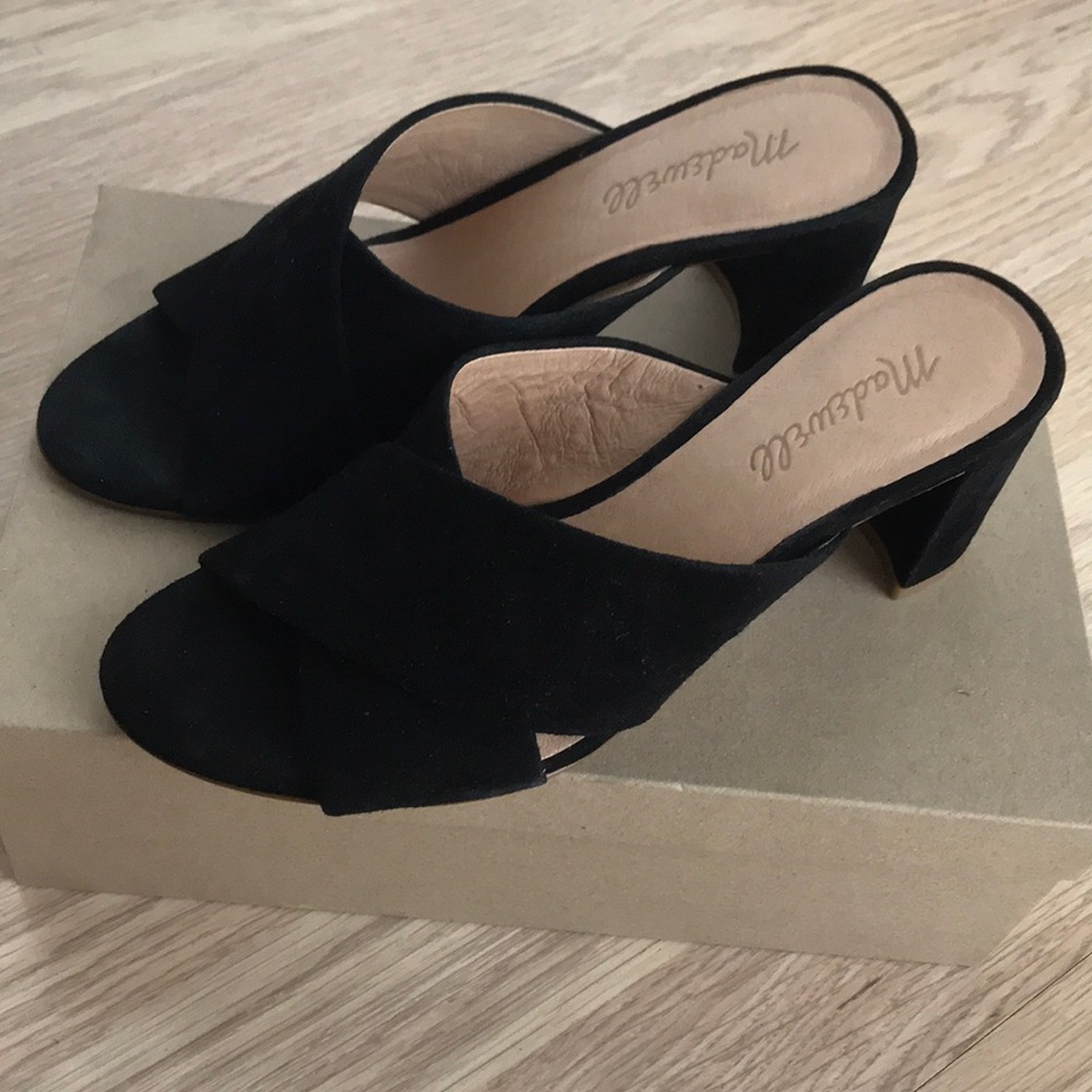 Madewell Greer Mule Block Heel Sandal